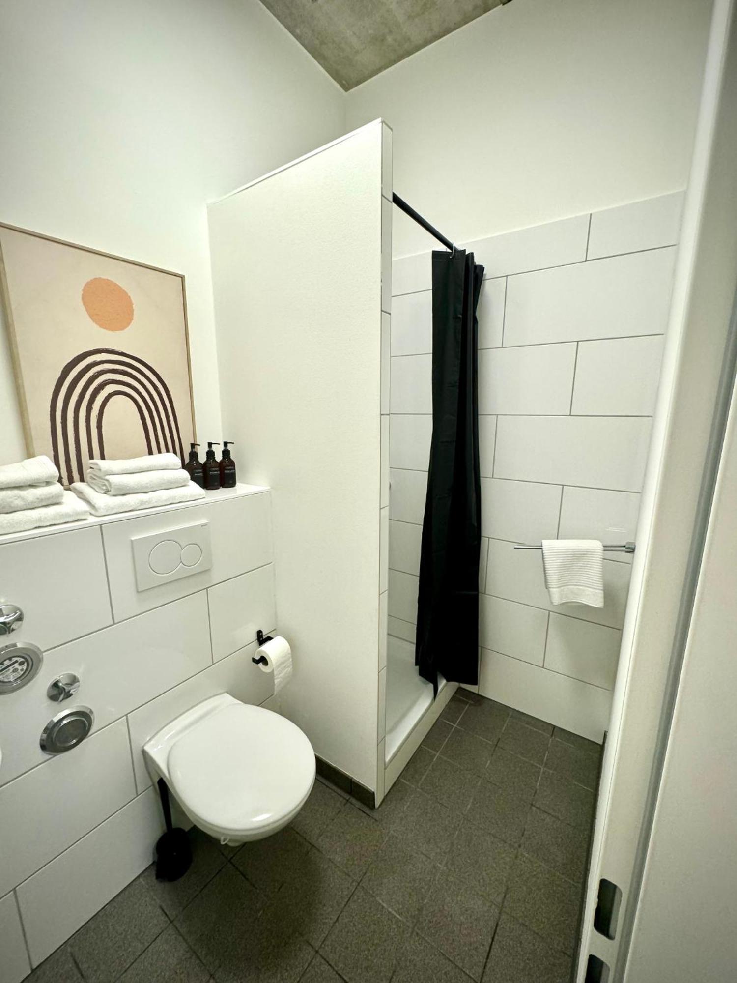 Elbapartment 29 Qm Mit Eigenem Badezimmer ฮัมบูร์ก ภายนอก รูปภาพ